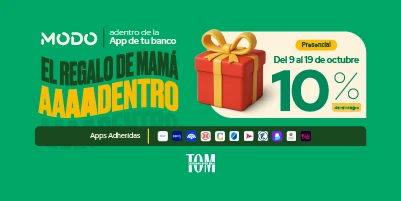 ¡MODO en TOM hasta el 19 de octubre!