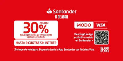 ¡Especial SANTANDER SUELDO!