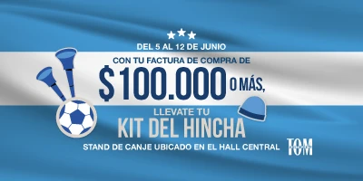 Comprá en TOM y llevate tu Kit del Hincha 