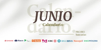 Calendario de bancos JUNIO