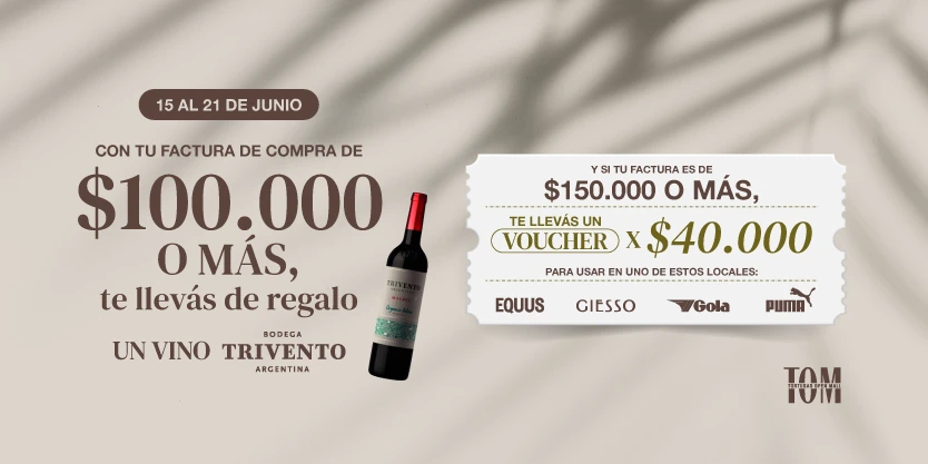 Este Día del Padre, tu compra en TOM tiene premio 🎁